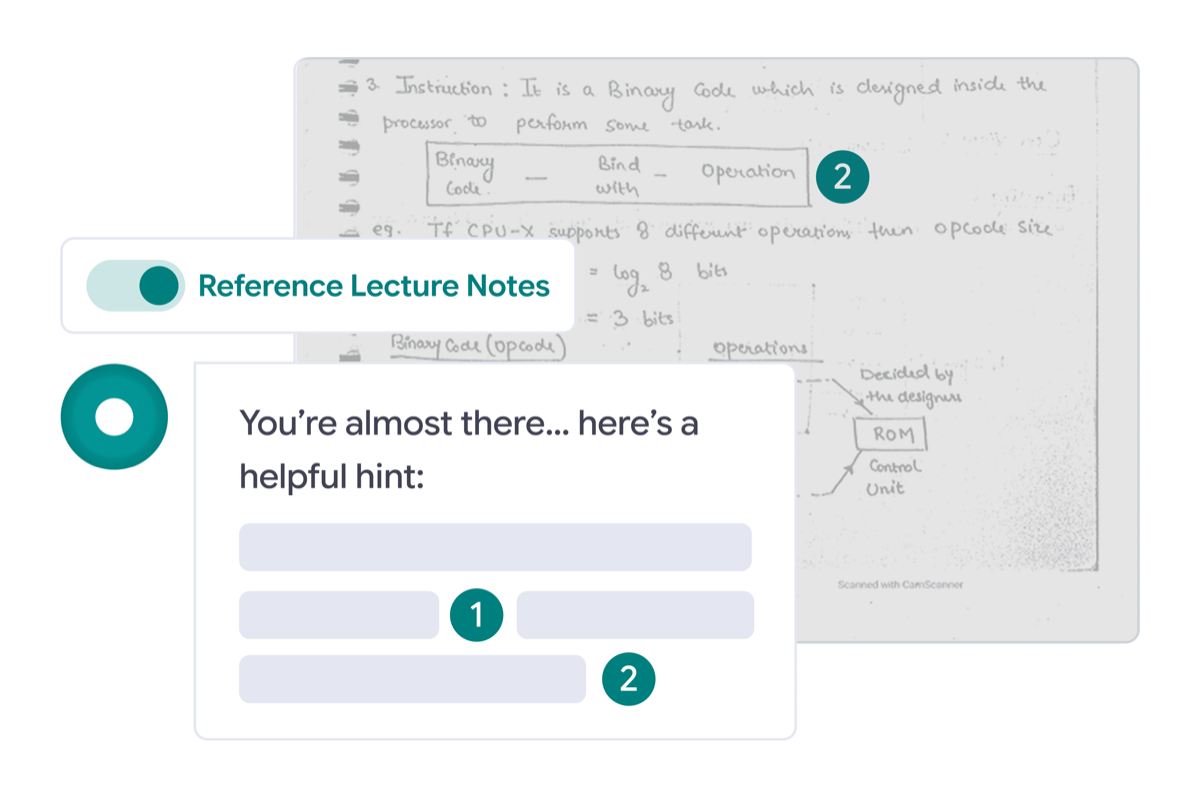 Tutor Notes Pensive AI Tutor